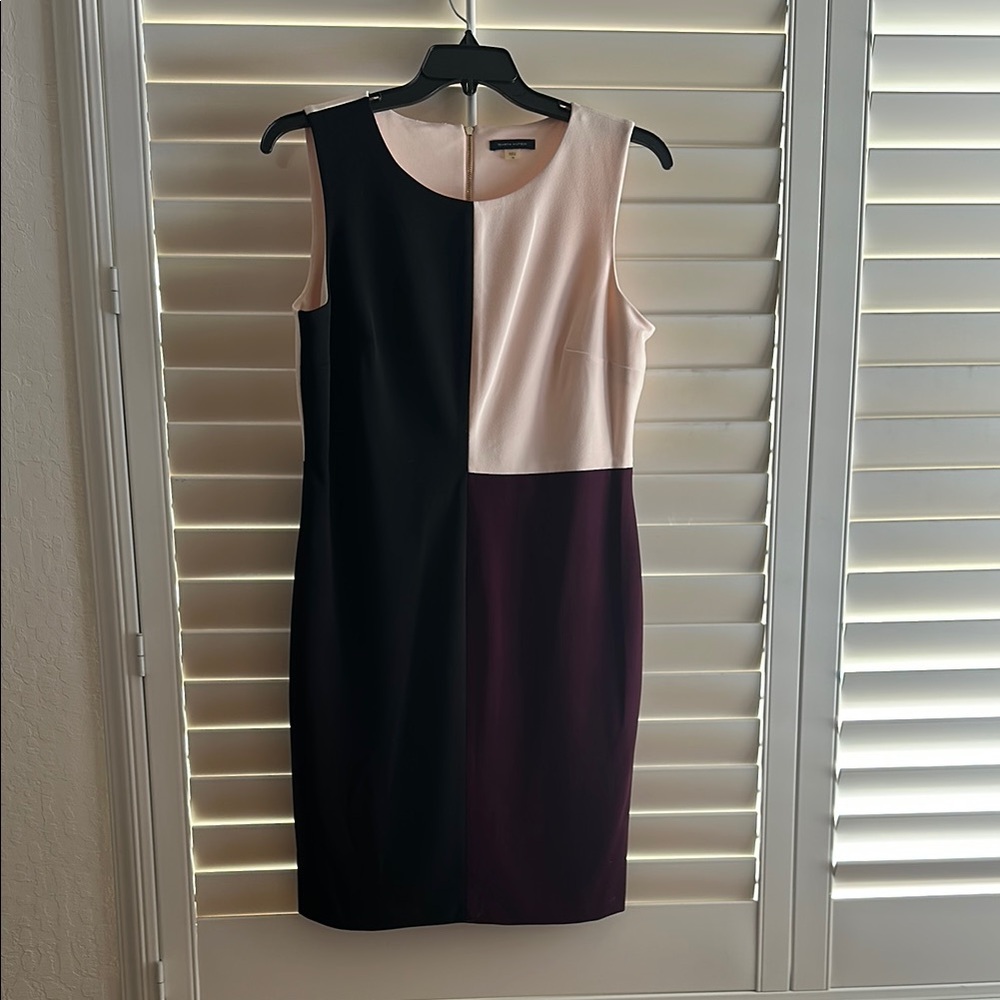 NWT Tommy Hilfiger color block sheath dress.  Size 14.